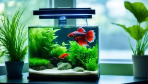 betta in a 2.5 gallon tank